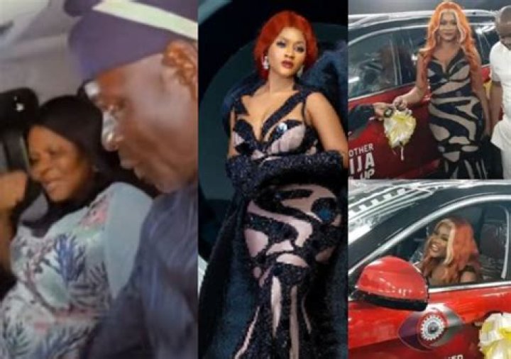 
Proud Parents Of BBNaija’s Phyna Excited As They Enter Phyna’s New Ride 